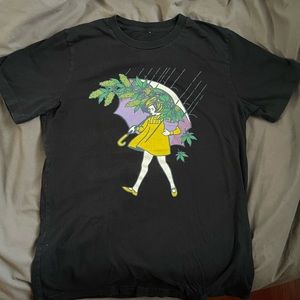 Womens M/small can be considered a mens xs.  Morton salt girl with cannabis